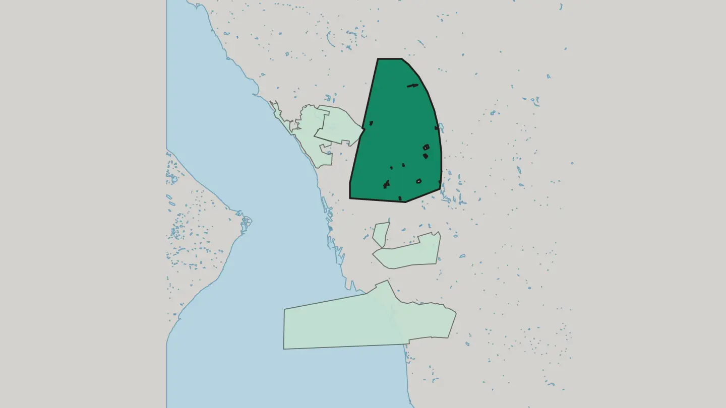 Map of Filborna in Helsingborg