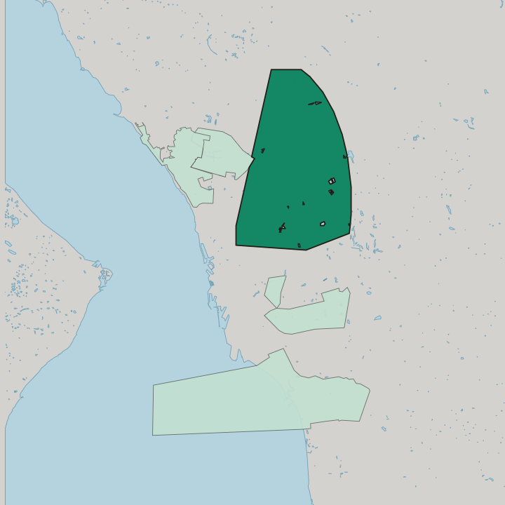 Map showing Filborna — In Helsingborg