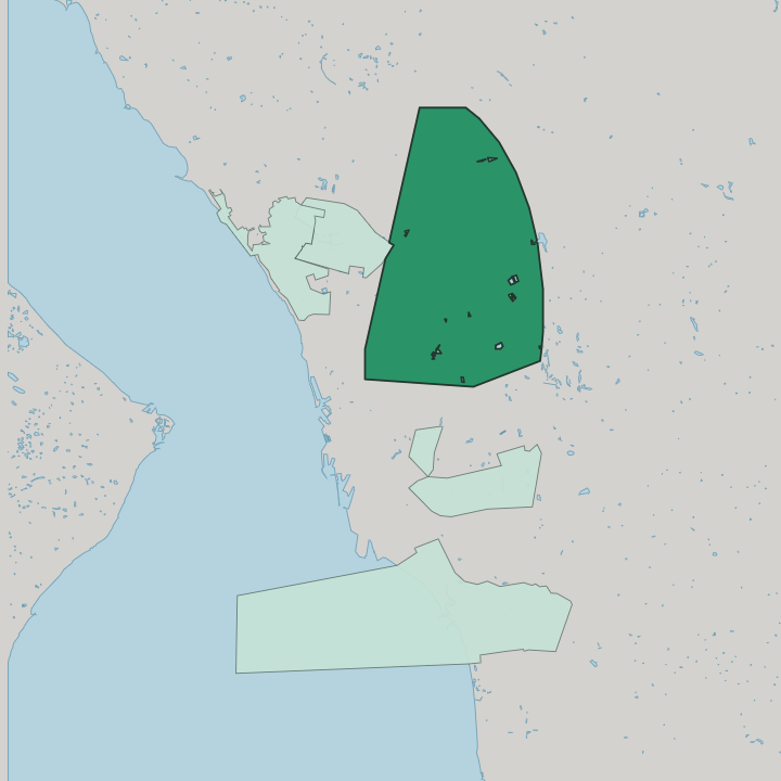 Map showing Filborna — In Helsingborg