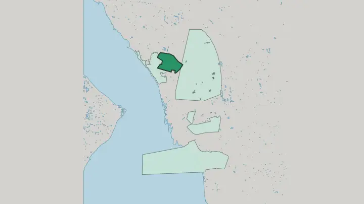 Map of Mariastaden in Helsingborg