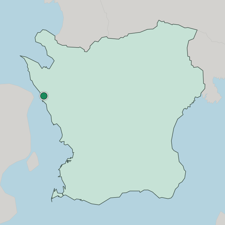 Map showing Mariastaden — In Skåne County
