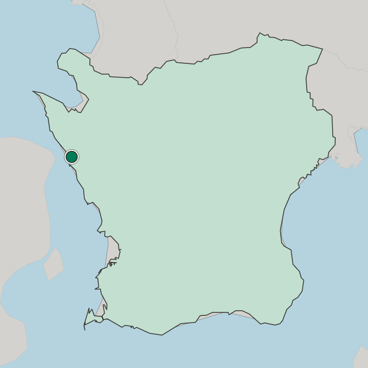 Map showing Mariastaden — In Skåne County