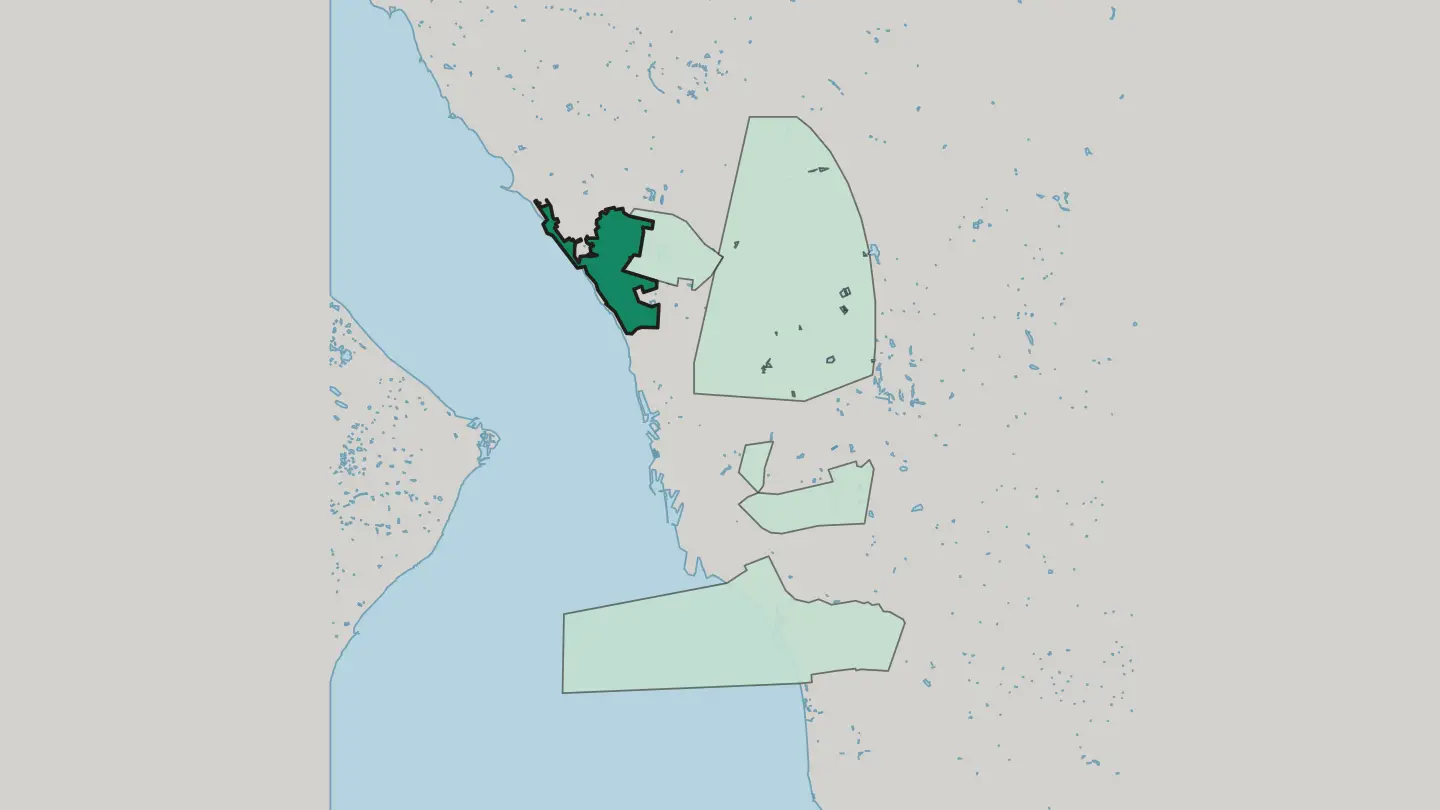 Map of Pålsjö in Helsingborg