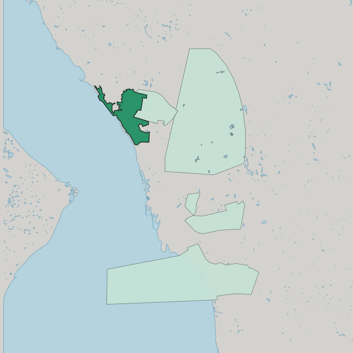 Map showing Pålsjö — In Helsingborg