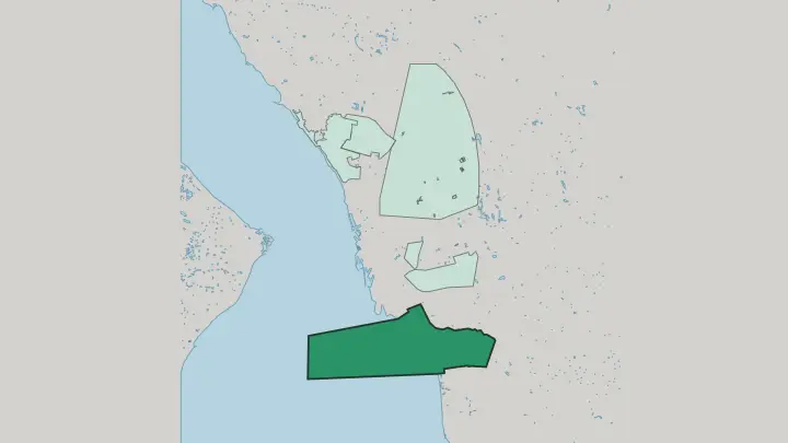 Map of Råå in Helsingborg