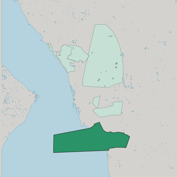 Map showing Råå — In Helsingborg