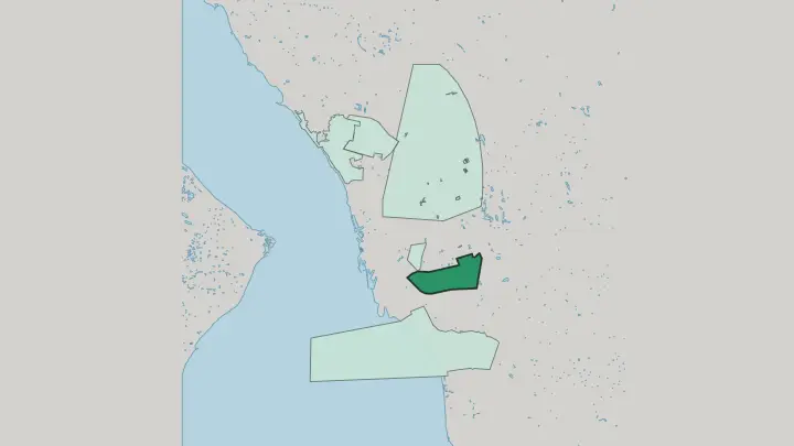 Map of Ramlösa in Helsingborg