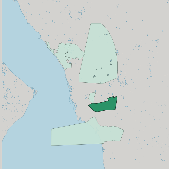 Map showing Ramlösa — In Helsingborg