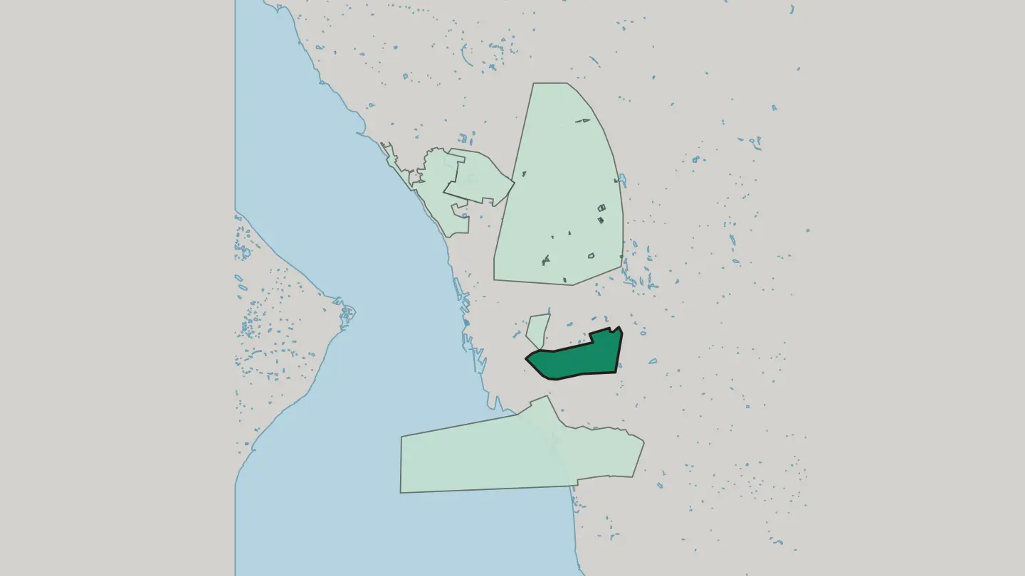 Map of Ramlösa in Helsingborg