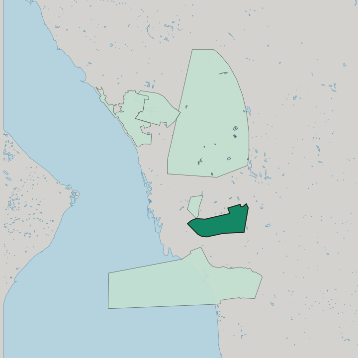 Map showing Ramlösa — In Helsingborg
