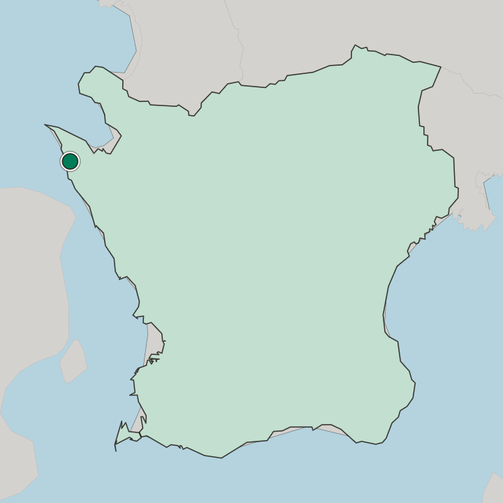 Map showing Höganäs — In Skåne County