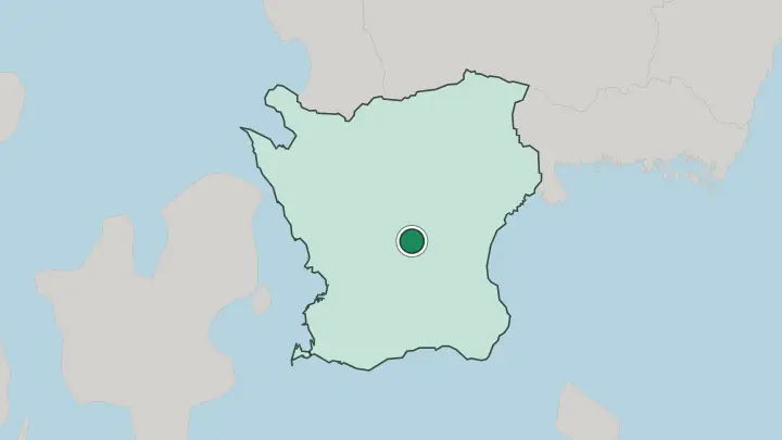 Map of Hörby in Sweden