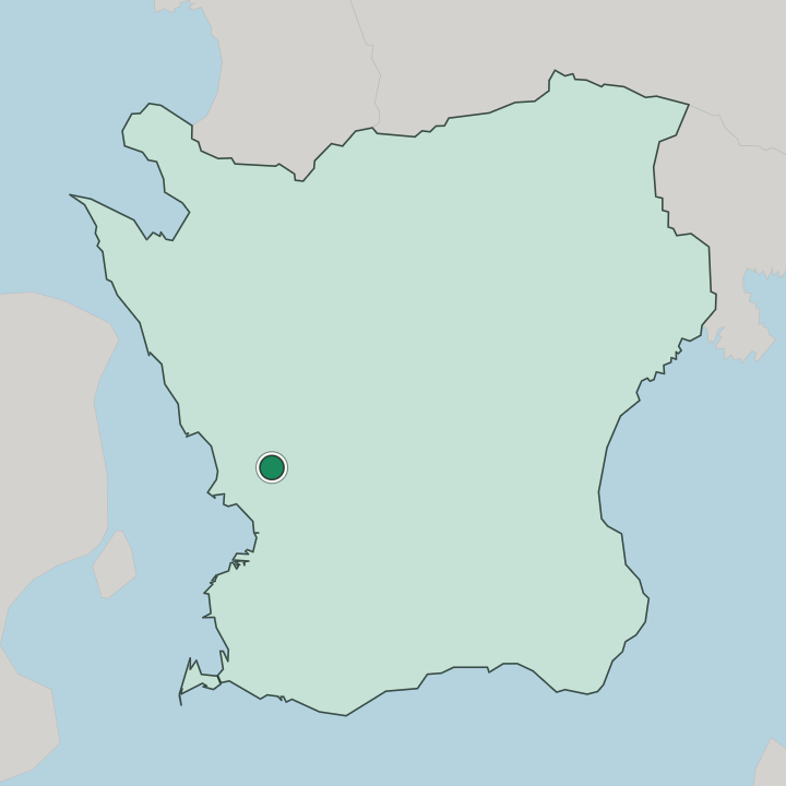 Map showing Kävlinge — In Skåne County