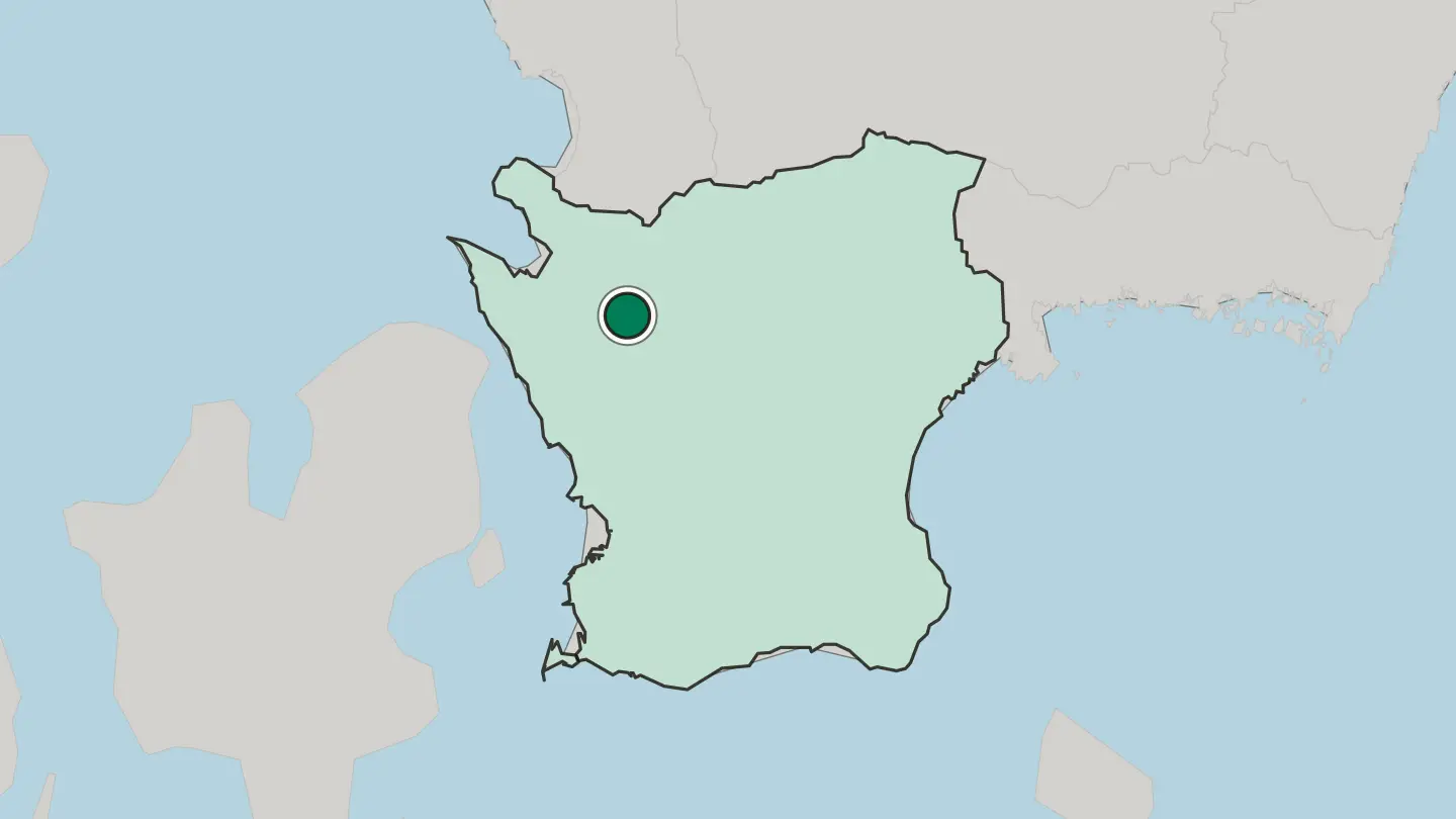 Map of Klippan in Sweden