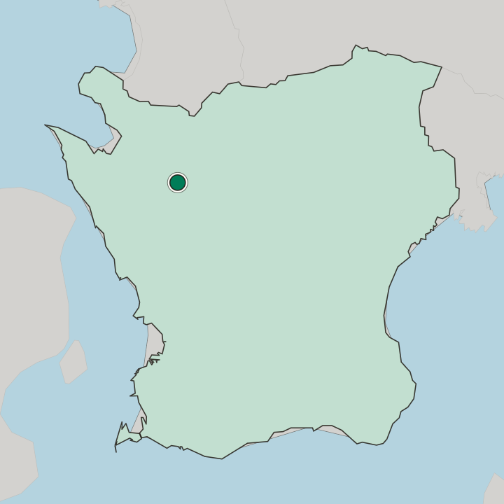 Map showing Klippan — In Skåne County