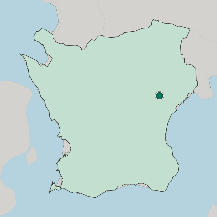 Map showing Kristianstad — In Skåne County