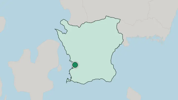 Map of Lomma in Sweden