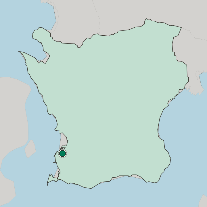 Map showing Malmö — In Skåne County