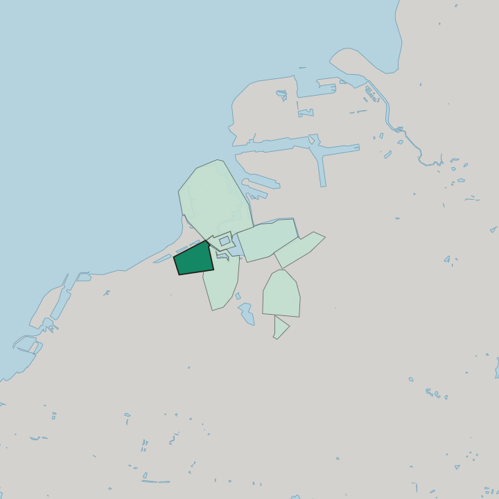 Map showing Ribersborg — In Malmö