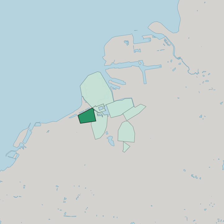 Map showing Ribersborg — In Malmö