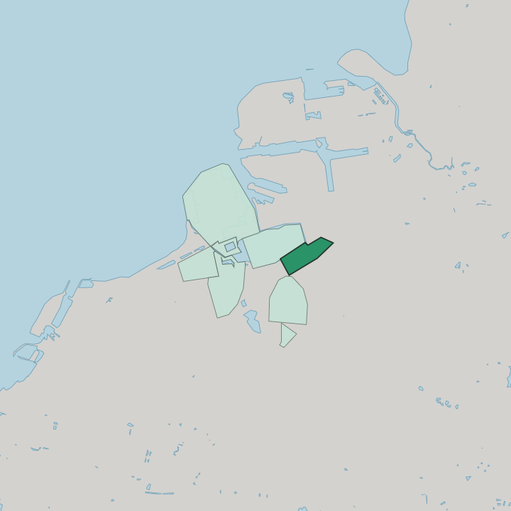 Map showing Rörsjöstaden — In Malmö