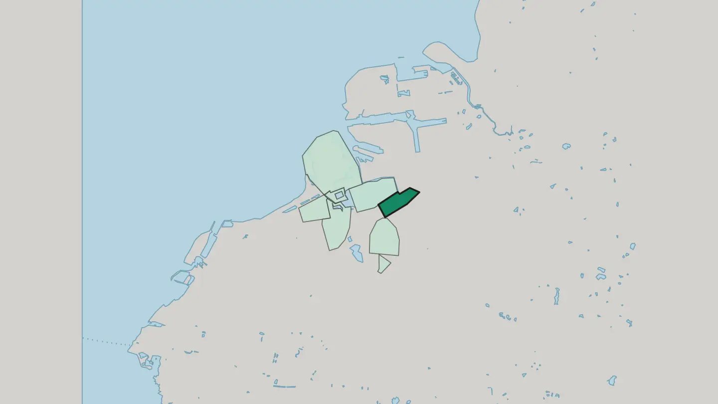 Map of Rörsjöstaden in Malmö