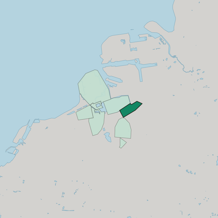 Map showing Rörsjöstaden — In Malmö