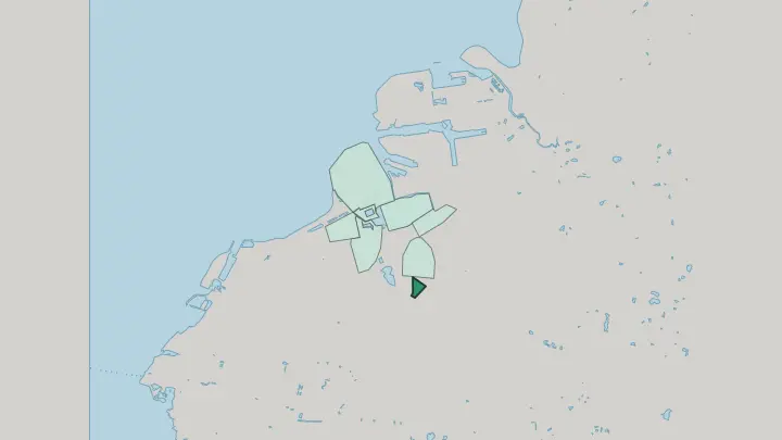Map of Södervärn in Malmö