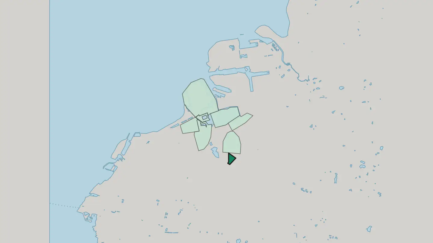 Map of Södervärn in Malmö