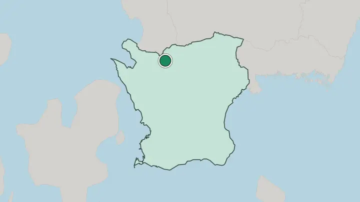 Map of Örkelljunga in Sweden