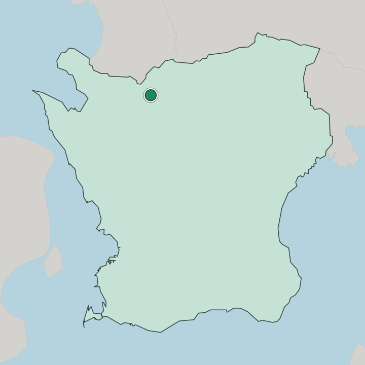 Map showing Örkelljunga — In Skåne County