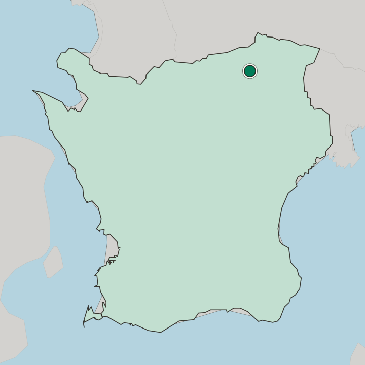 Map showing Osby — In Skåne County