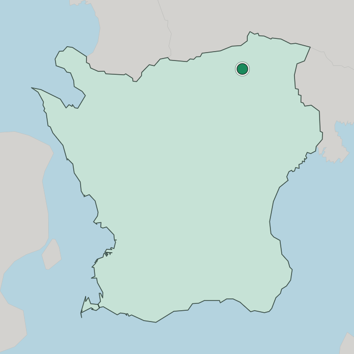 Map showing Osby — In Skåne County
