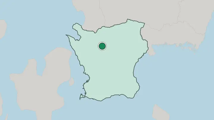 Map of Perstorp in Sweden