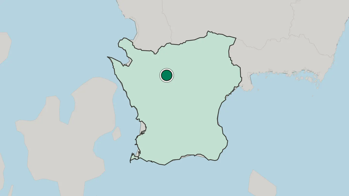 Map of Perstorp in Sweden