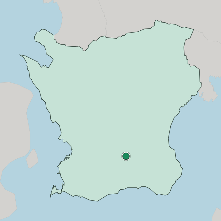 Map showing Sjöbo — In Skåne County