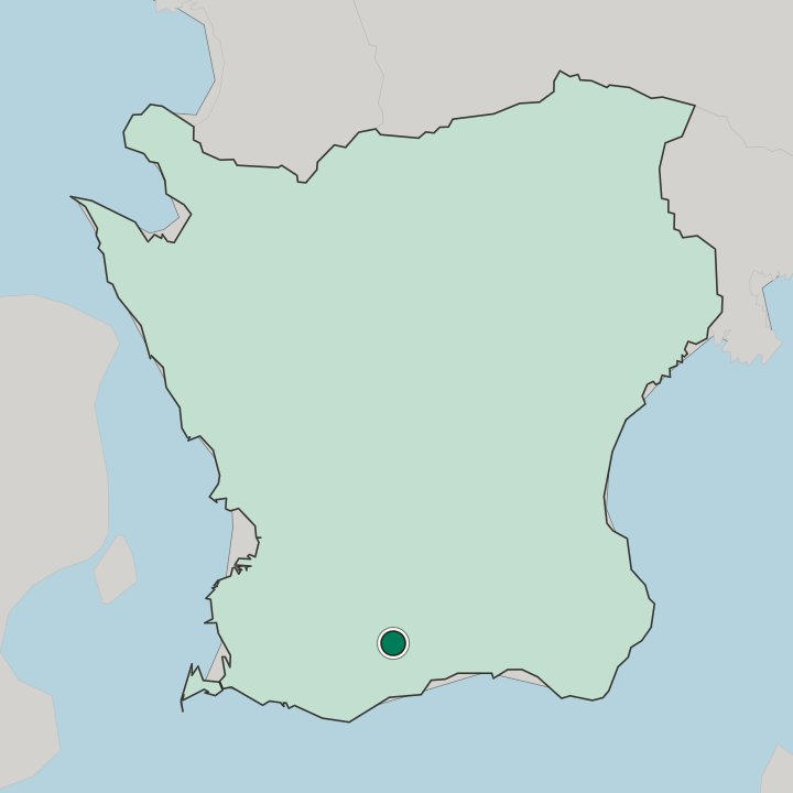 Map showing Skurup — In Skåne County