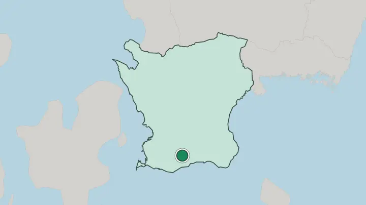 Map of Skurup in Sweden