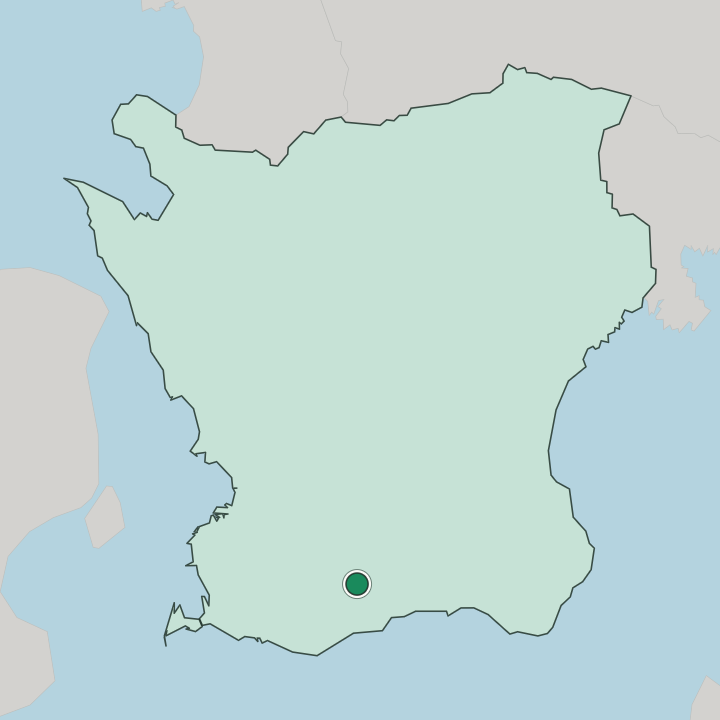 Map showing Skurup — In Skåne County