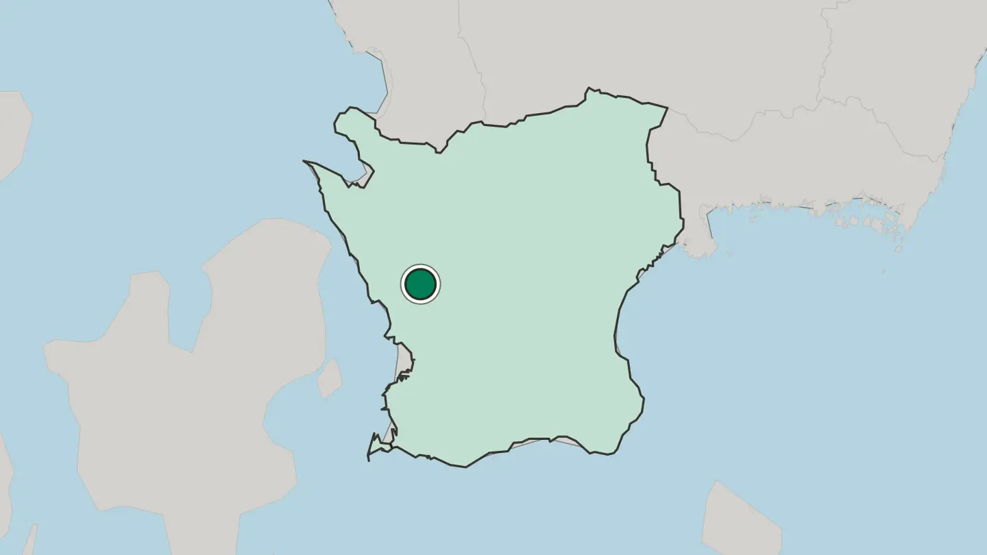 Map of Svalöv in Sweden