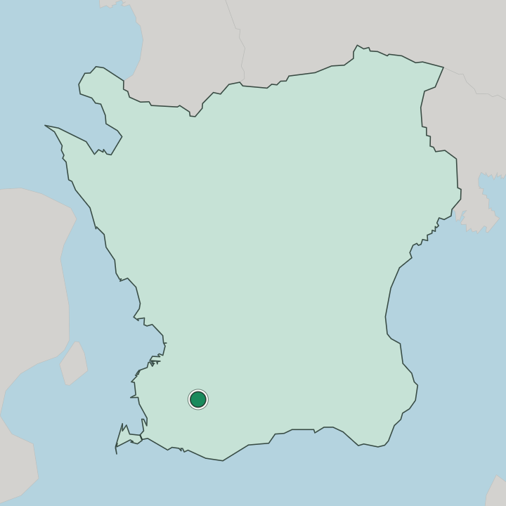 Map showing Svedala — In Skåne County