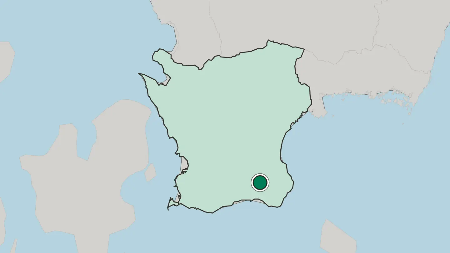 Map of Tomelilla in Sweden