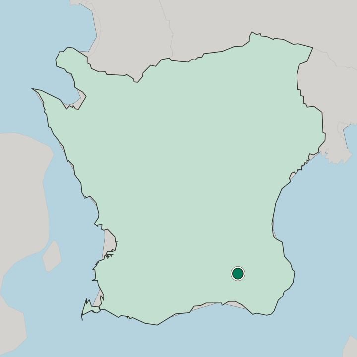 Map showing Tomelilla — In Skåne County