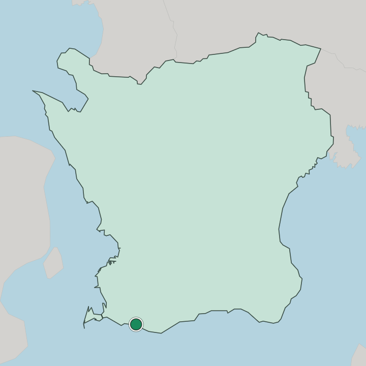 Map showing Trelleborg — In Skåne County