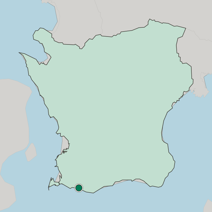 Map showing Trelleborg — In Skåne County