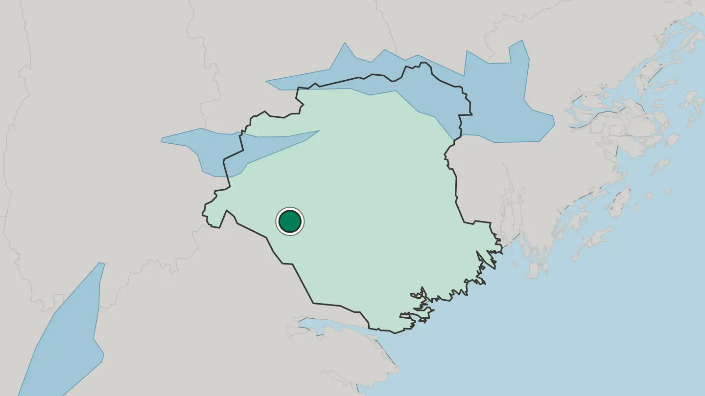 Map of Katrineholm in Sweden