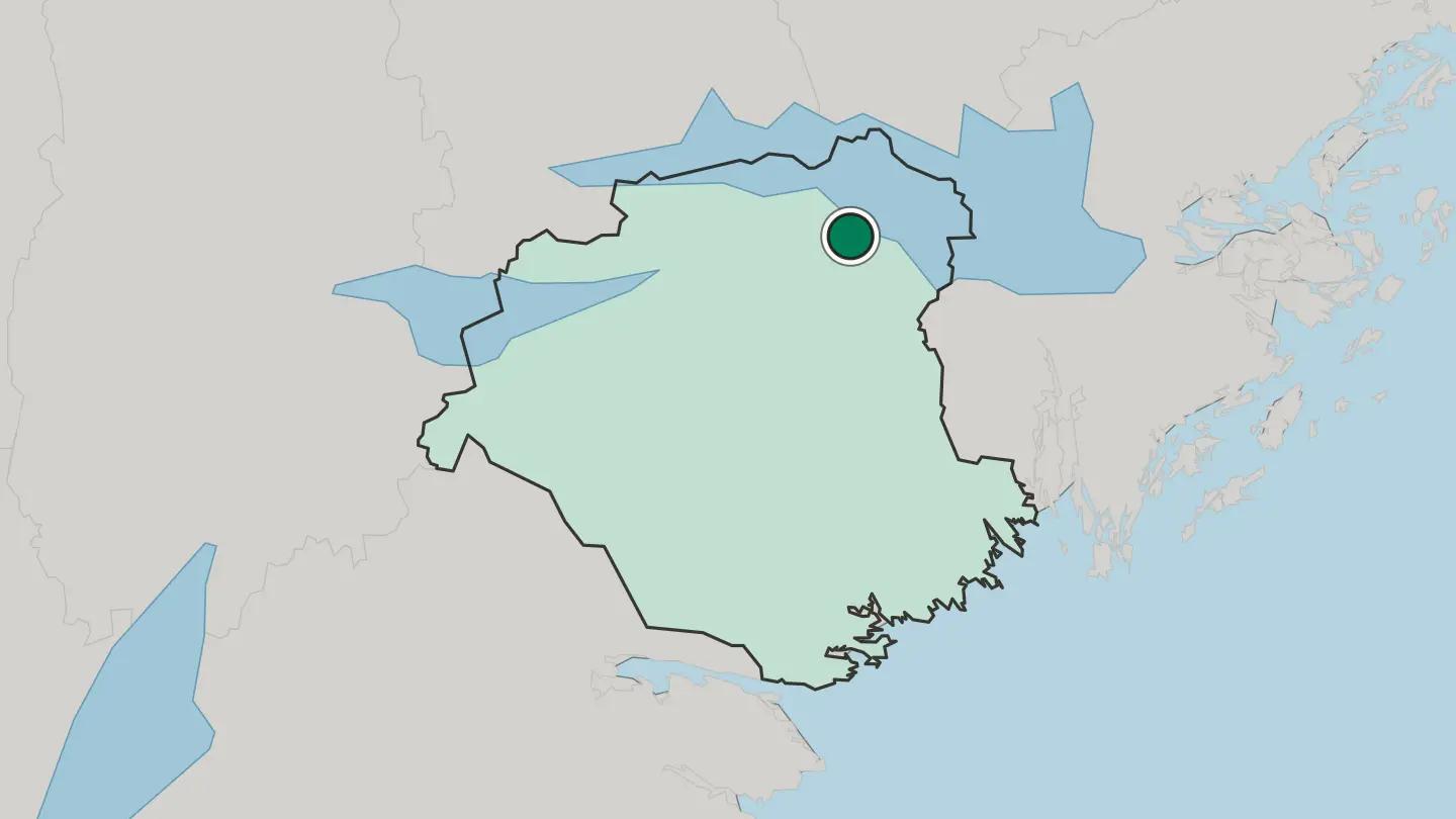 Map of Strängnäs in Sweden