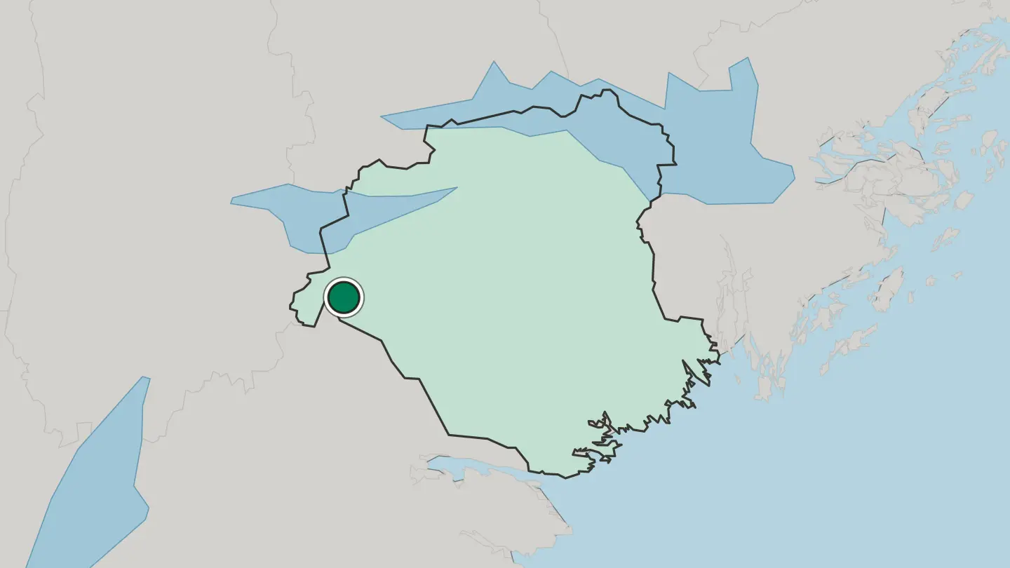 Map of Vingåker in Sweden
