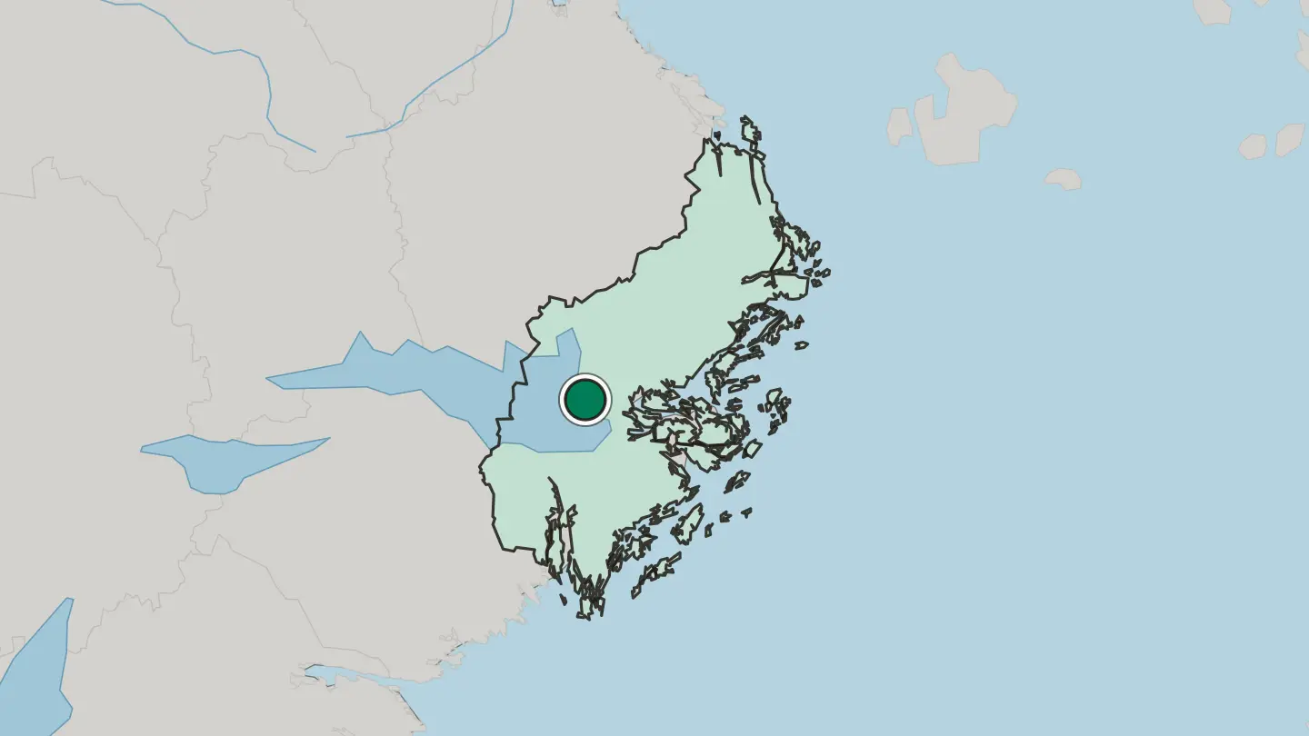 Map of Jakobsberg in Sweden