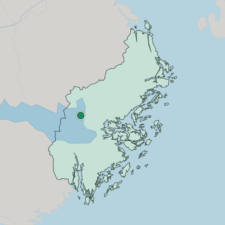 Map showing Kungsängen — In Stockholm County